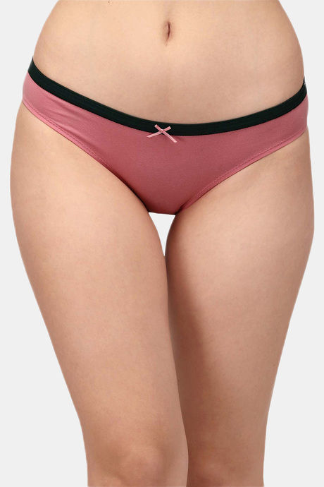 Soie Medium Rise Half Coverage Bikini Panty (Pack of 6) - Multicolor — image 6